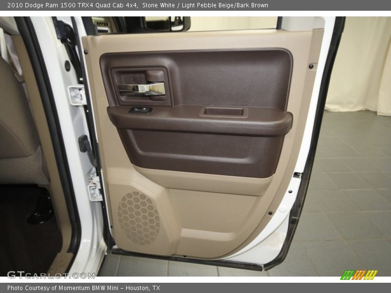 Stone White / Light Pebble Beige/Bark Brown 2010 Dodge Ram 1500 TRX4 Quad Cab 4x4