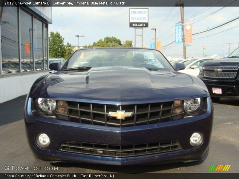 Imperial Blue Metallic / Black 2012 Chevrolet Camaro LT Convertible