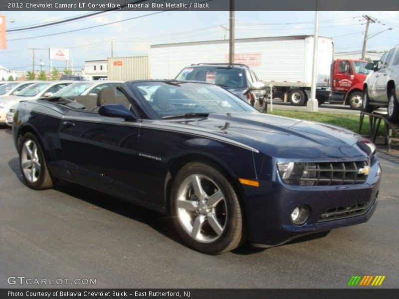 Imperial Blue Metallic / Black 2012 Chevrolet Camaro LT Convertible
