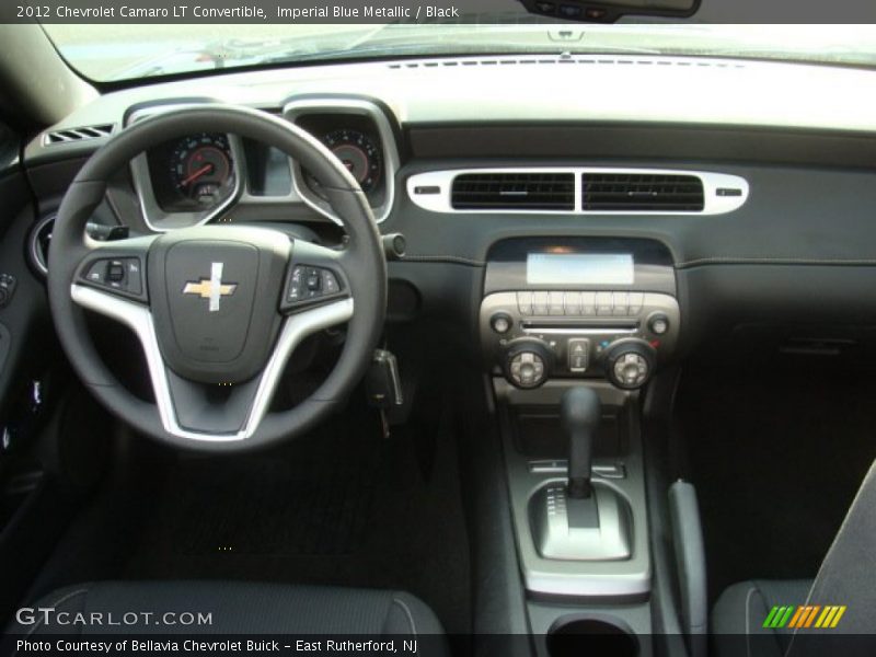 Imperial Blue Metallic / Black 2012 Chevrolet Camaro LT Convertible