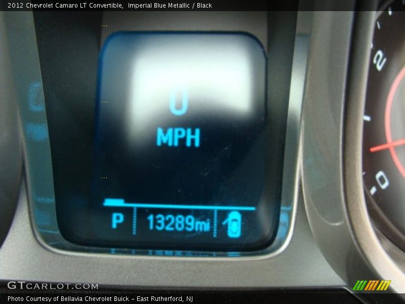 Imperial Blue Metallic / Black 2012 Chevrolet Camaro LT Convertible