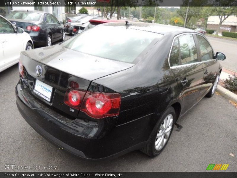 Black / Titan Black 2010 Volkswagen Jetta SE Sedan