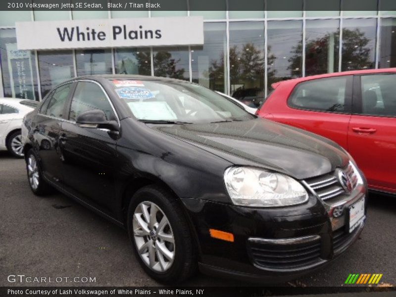 Black / Titan Black 2010 Volkswagen Jetta SE Sedan
