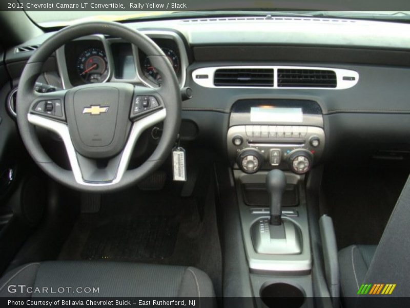 Rally Yellow / Black 2012 Chevrolet Camaro LT Convertible