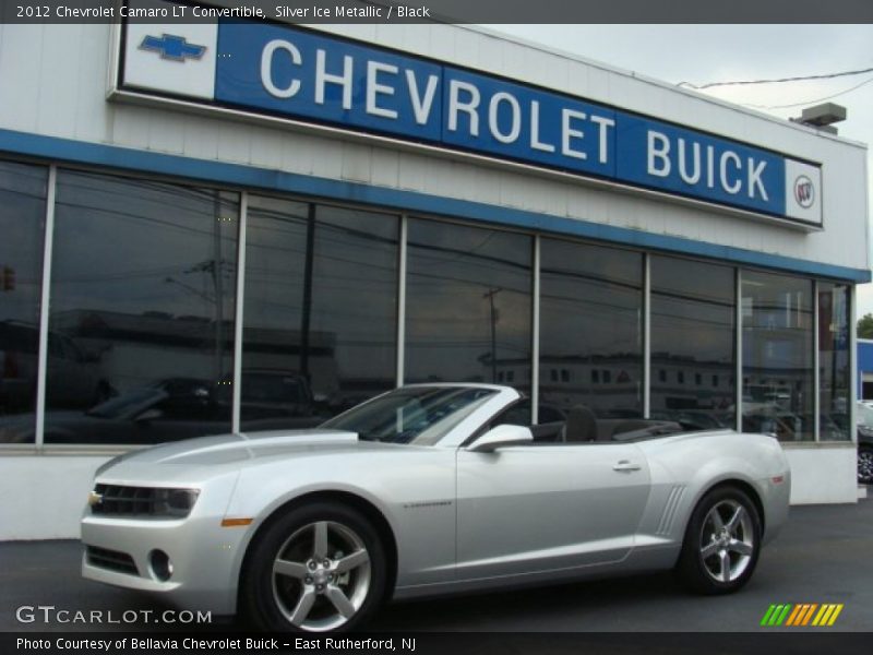Silver Ice Metallic / Black 2012 Chevrolet Camaro LT Convertible