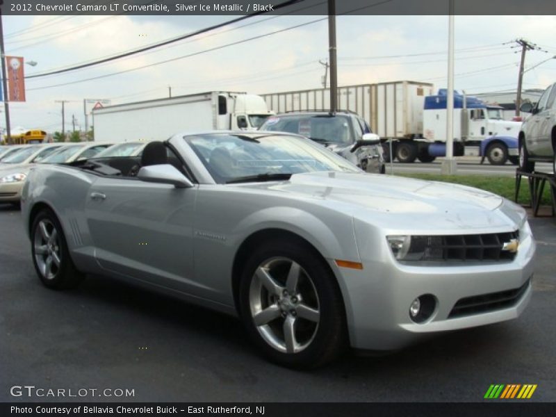 Silver Ice Metallic / Black 2012 Chevrolet Camaro LT Convertible