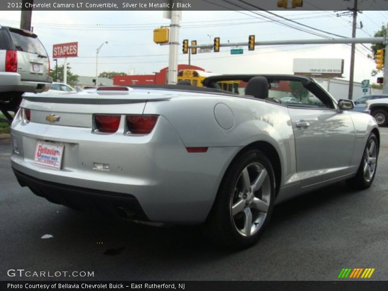 Silver Ice Metallic / Black 2012 Chevrolet Camaro LT Convertible