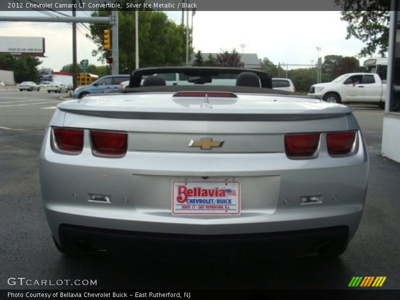 Silver Ice Metallic / Black 2012 Chevrolet Camaro LT Convertible