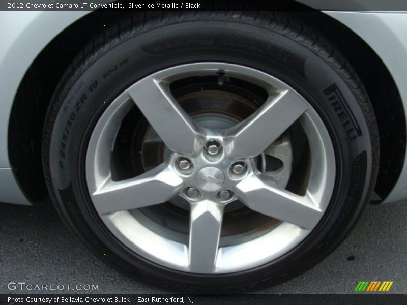 Silver Ice Metallic / Black 2012 Chevrolet Camaro LT Convertible
