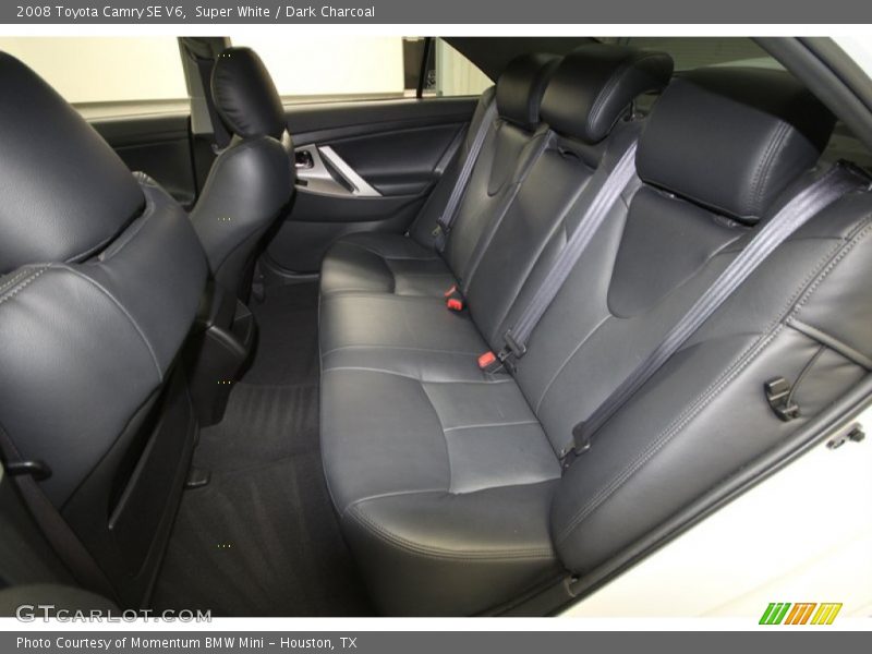 Super White / Dark Charcoal 2008 Toyota Camry SE V6