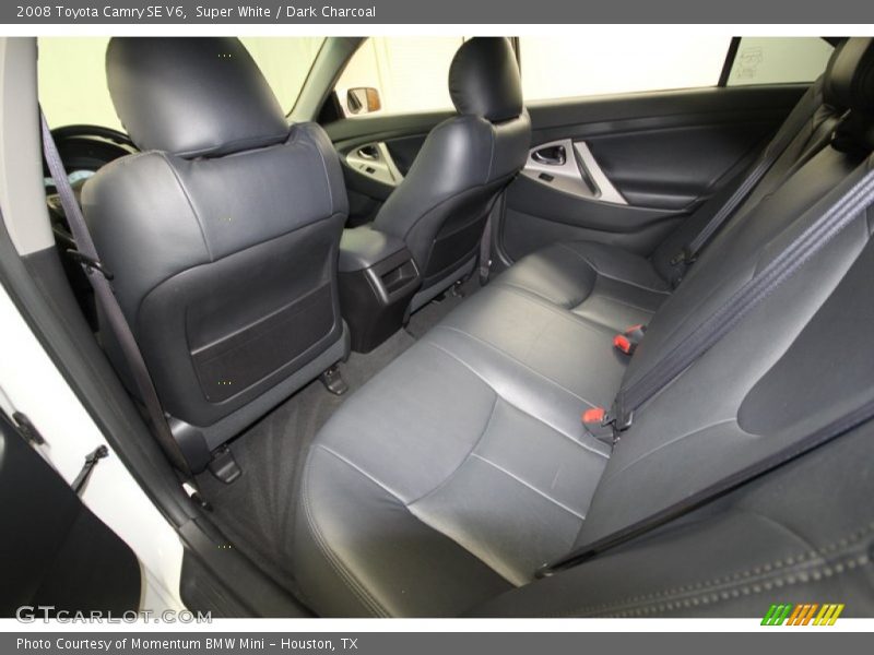 Super White / Dark Charcoal 2008 Toyota Camry SE V6