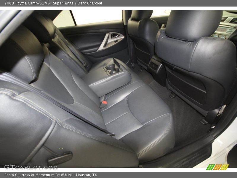 Super White / Dark Charcoal 2008 Toyota Camry SE V6