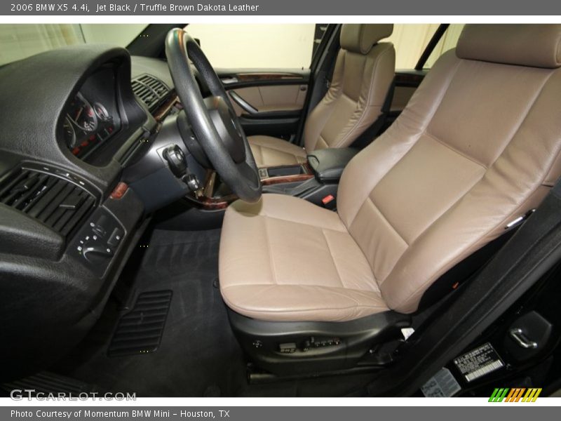 Jet Black / Truffle Brown Dakota Leather 2006 BMW X5 4.4i