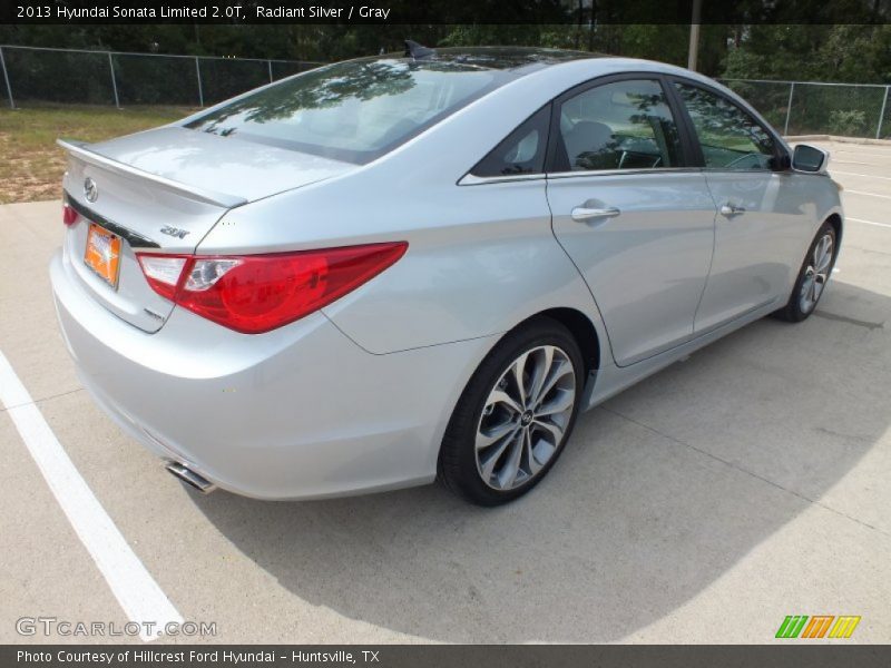 Radiant Silver / Gray 2013 Hyundai Sonata Limited 2.0T