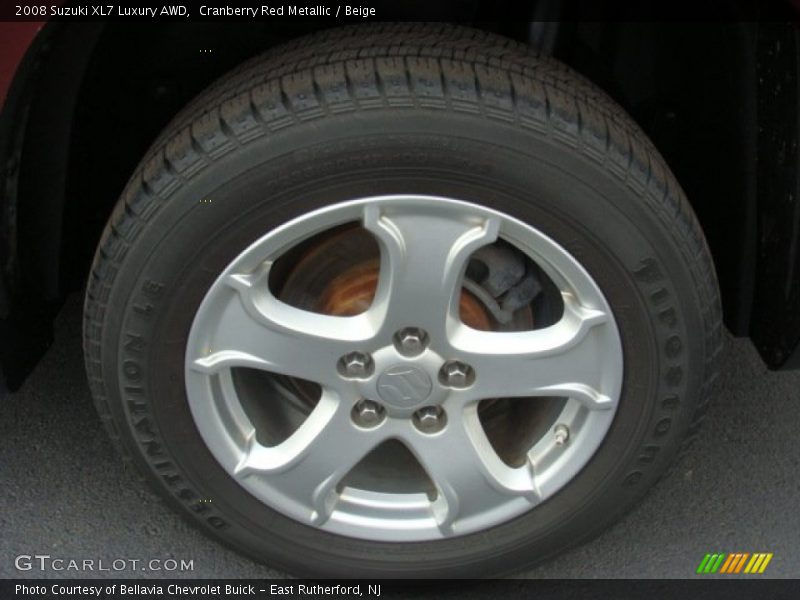 Cranberry Red Metallic / Beige 2008 Suzuki XL7 Luxury AWD