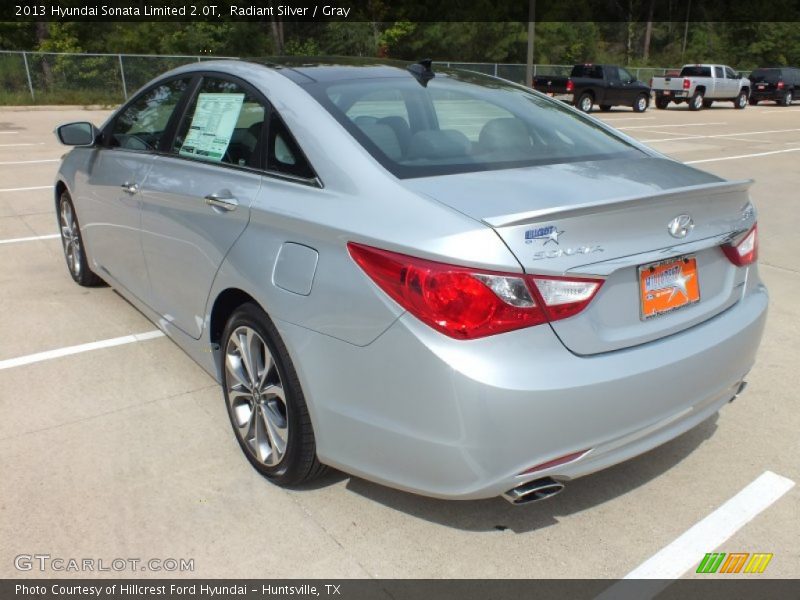 Radiant Silver / Gray 2013 Hyundai Sonata Limited 2.0T