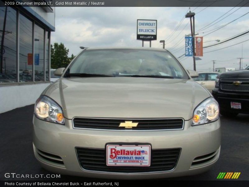 Gold Mist Metallic / Neutral 2009 Chevrolet Impala LT