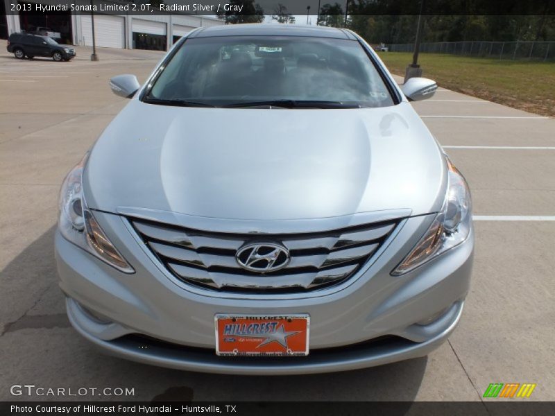 Radiant Silver / Gray 2013 Hyundai Sonata Limited 2.0T