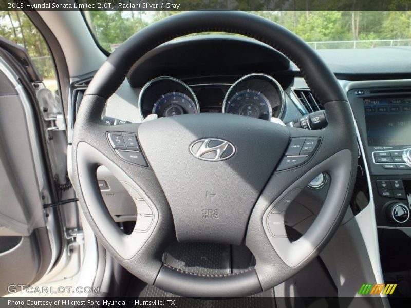 Radiant Silver / Gray 2013 Hyundai Sonata Limited 2.0T