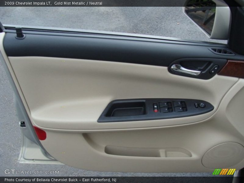 Gold Mist Metallic / Neutral 2009 Chevrolet Impala LT