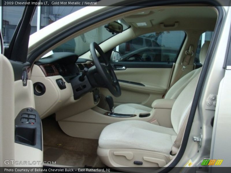 Gold Mist Metallic / Neutral 2009 Chevrolet Impala LT