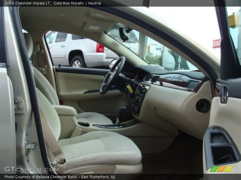 Gold Mist Metallic / Neutral 2009 Chevrolet Impala LT