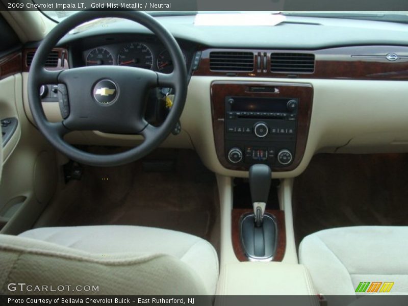 Gold Mist Metallic / Neutral 2009 Chevrolet Impala LT
