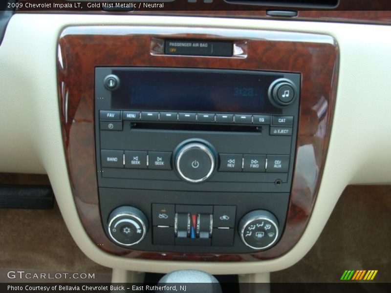 Gold Mist Metallic / Neutral 2009 Chevrolet Impala LT