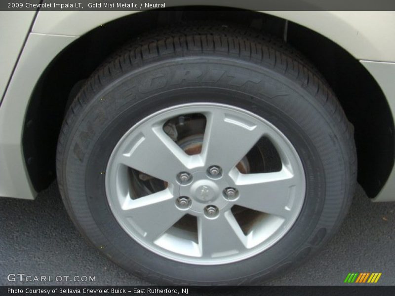 Gold Mist Metallic / Neutral 2009 Chevrolet Impala LT