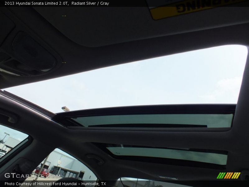 Radiant Silver / Gray 2013 Hyundai Sonata Limited 2.0T