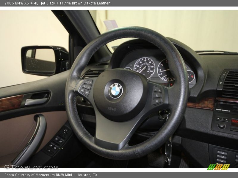 Jet Black / Truffle Brown Dakota Leather 2006 BMW X5 4.4i