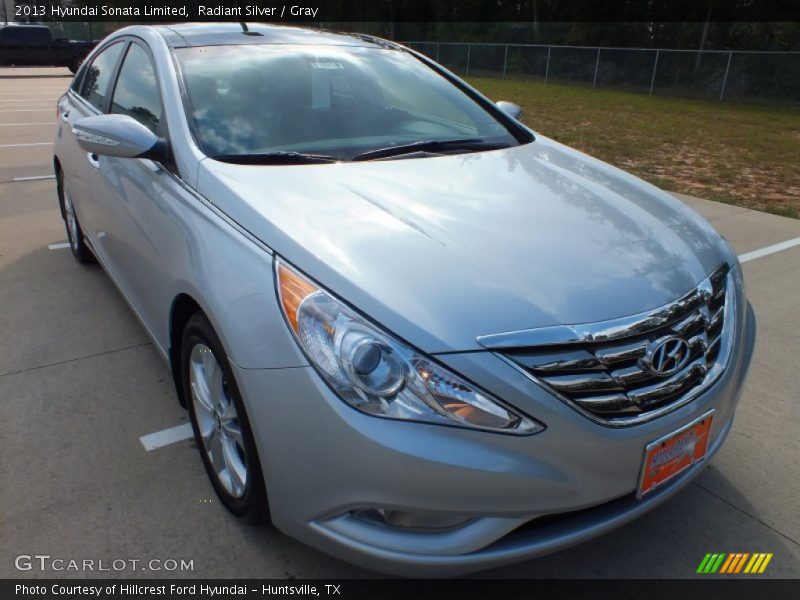 Radiant Silver / Gray 2013 Hyundai Sonata Limited