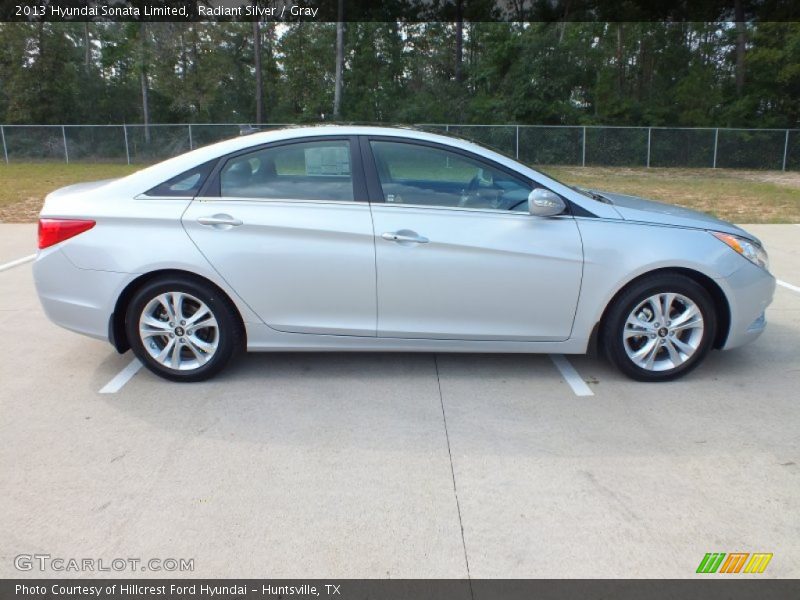Radiant Silver / Gray 2013 Hyundai Sonata Limited