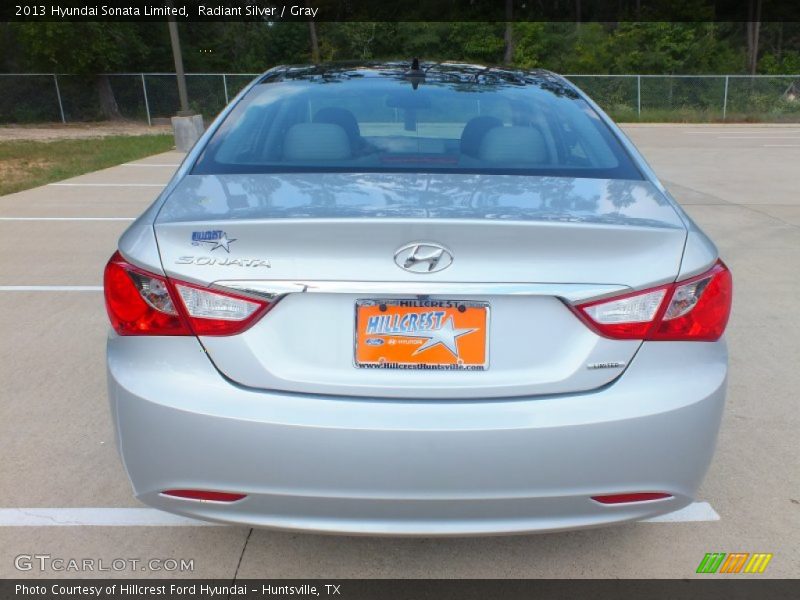 Radiant Silver / Gray 2013 Hyundai Sonata Limited