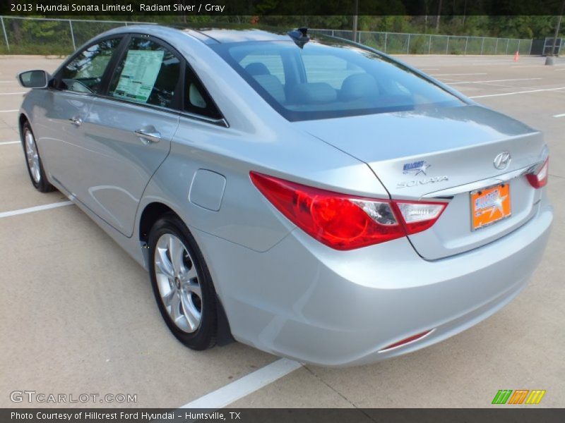 Radiant Silver / Gray 2013 Hyundai Sonata Limited