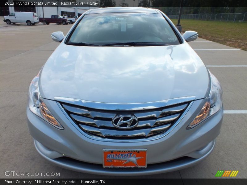 Radiant Silver / Gray 2013 Hyundai Sonata Limited