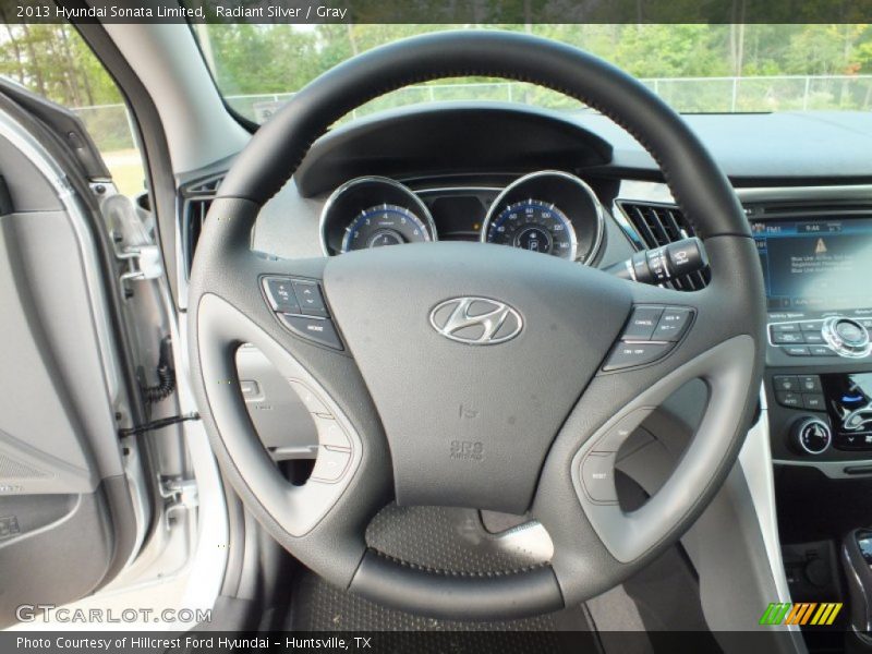 Radiant Silver / Gray 2013 Hyundai Sonata Limited