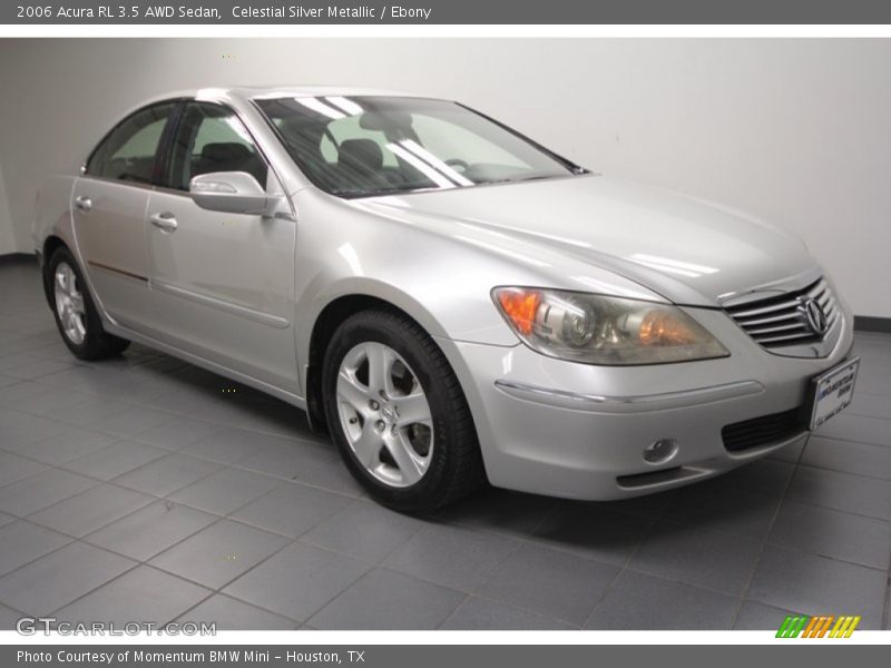 Celestial Silver Metallic / Ebony 2006 Acura RL 3.5 AWD Sedan