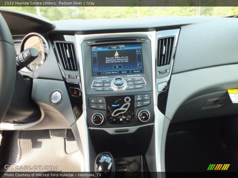 Radiant Silver / Gray 2013 Hyundai Sonata Limited