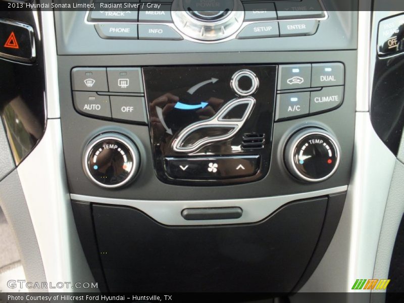 Radiant Silver / Gray 2013 Hyundai Sonata Limited