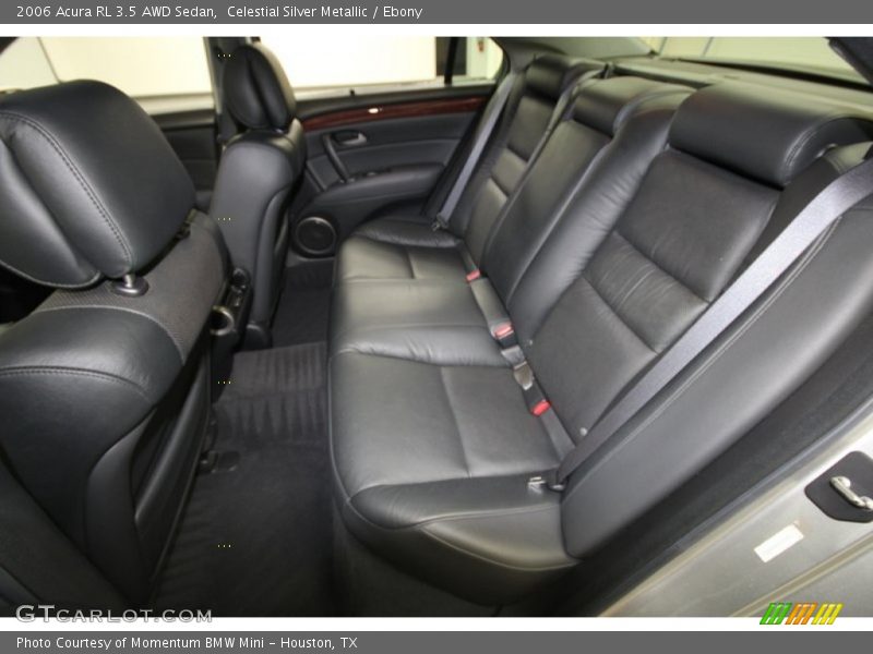 Rear Seat of 2006 RL 3.5 AWD Sedan