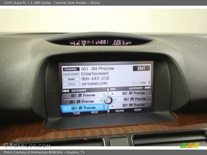 Celestial Silver Metallic / Ebony 2006 Acura RL 3.5 AWD Sedan