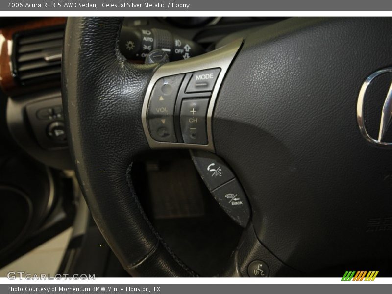 Controls of 2006 RL 3.5 AWD Sedan