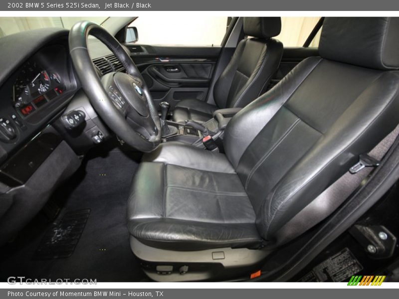 Front Seat of 2002 5 Series 525i Sedan