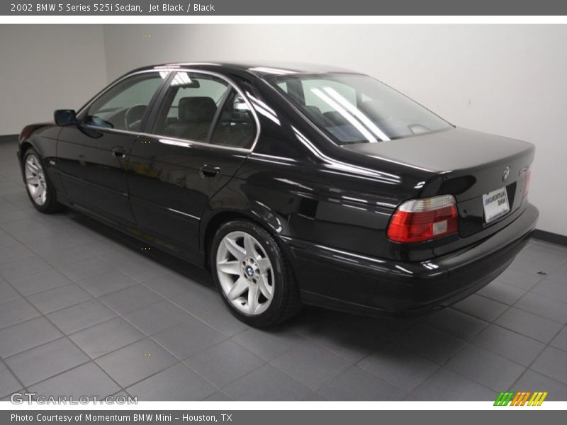 Jet Black / Black 2002 BMW 5 Series 525i Sedan