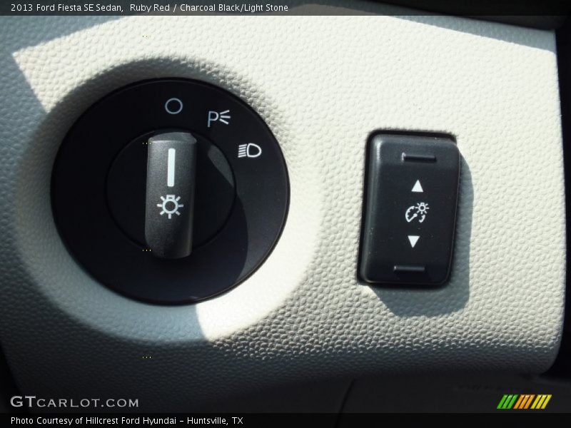 Ruby Red / Charcoal Black/Light Stone 2013 Ford Fiesta SE Sedan