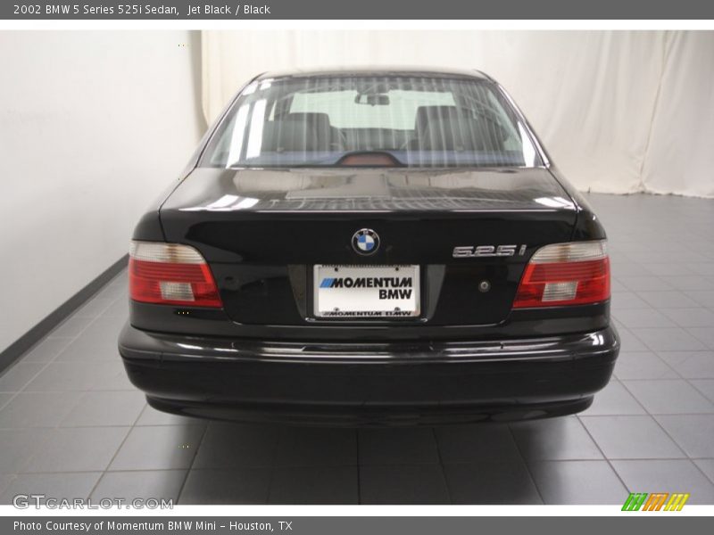 Jet Black / Black 2002 BMW 5 Series 525i Sedan