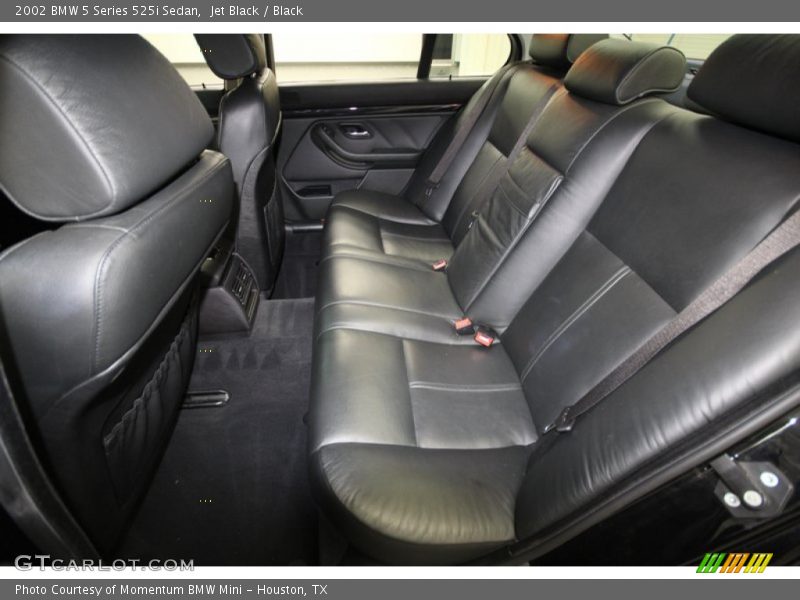 Rear Seat of 2002 5 Series 525i Sedan