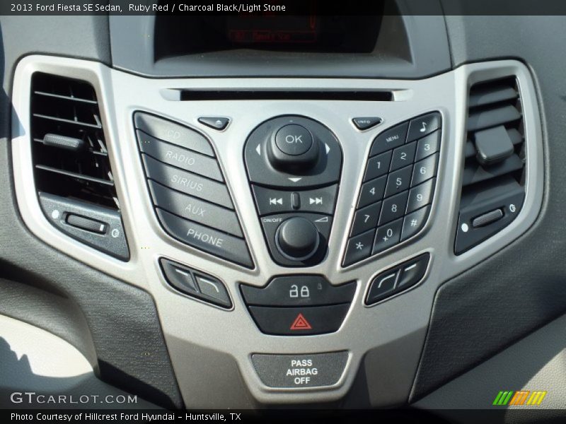 Ruby Red / Charcoal Black/Light Stone 2013 Ford Fiesta SE Sedan