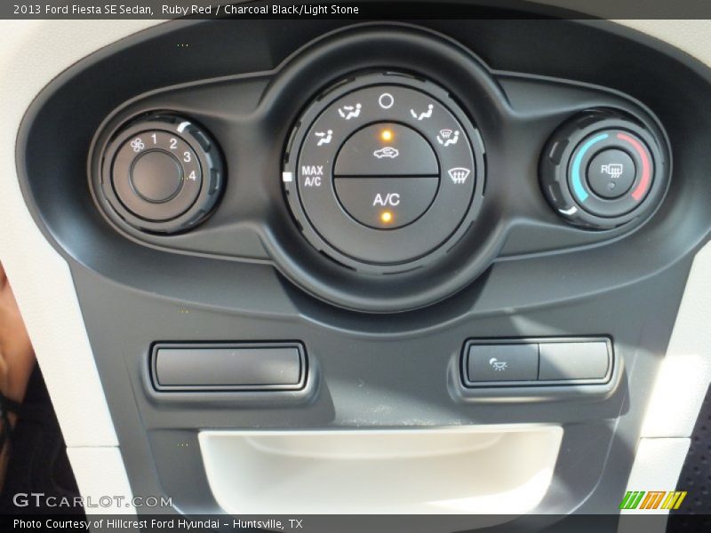 Ruby Red / Charcoal Black/Light Stone 2013 Ford Fiesta SE Sedan